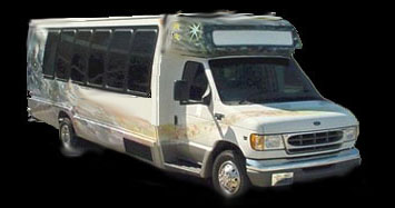 white 2000 limobus